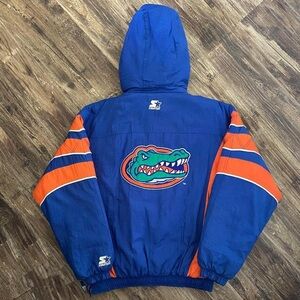 Vintage 1990s Florida Gators Starter Puffer Jacket 
Men’s Size XL